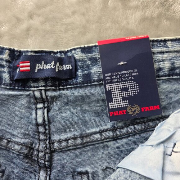 Phat Farm Skinny Jeans 30x30 NWT Ice Blue - Picture 6 of 15